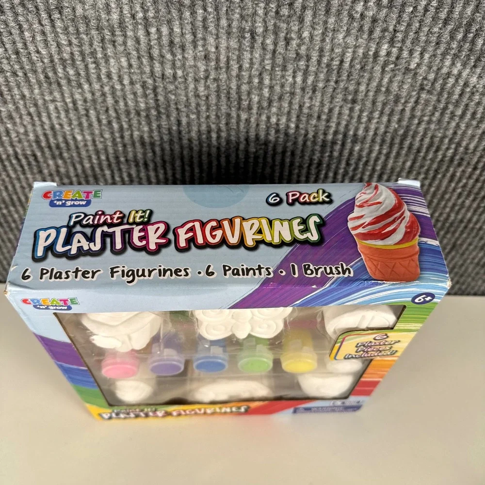 Create 'n Grow | Office | Create N Grow Paint It Plaster Figurines 6 ...
